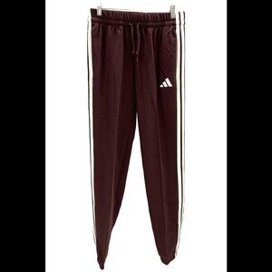 Adidas Women's 3-Stripes French Terry Cuffed Pants Aurrub/Wt - Regular